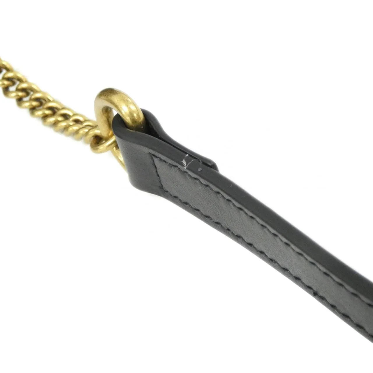 GUCCI GG Marmont 598594 DTDCT Backpack Leather 黑色 皮革 中古品A - 縮圖 7