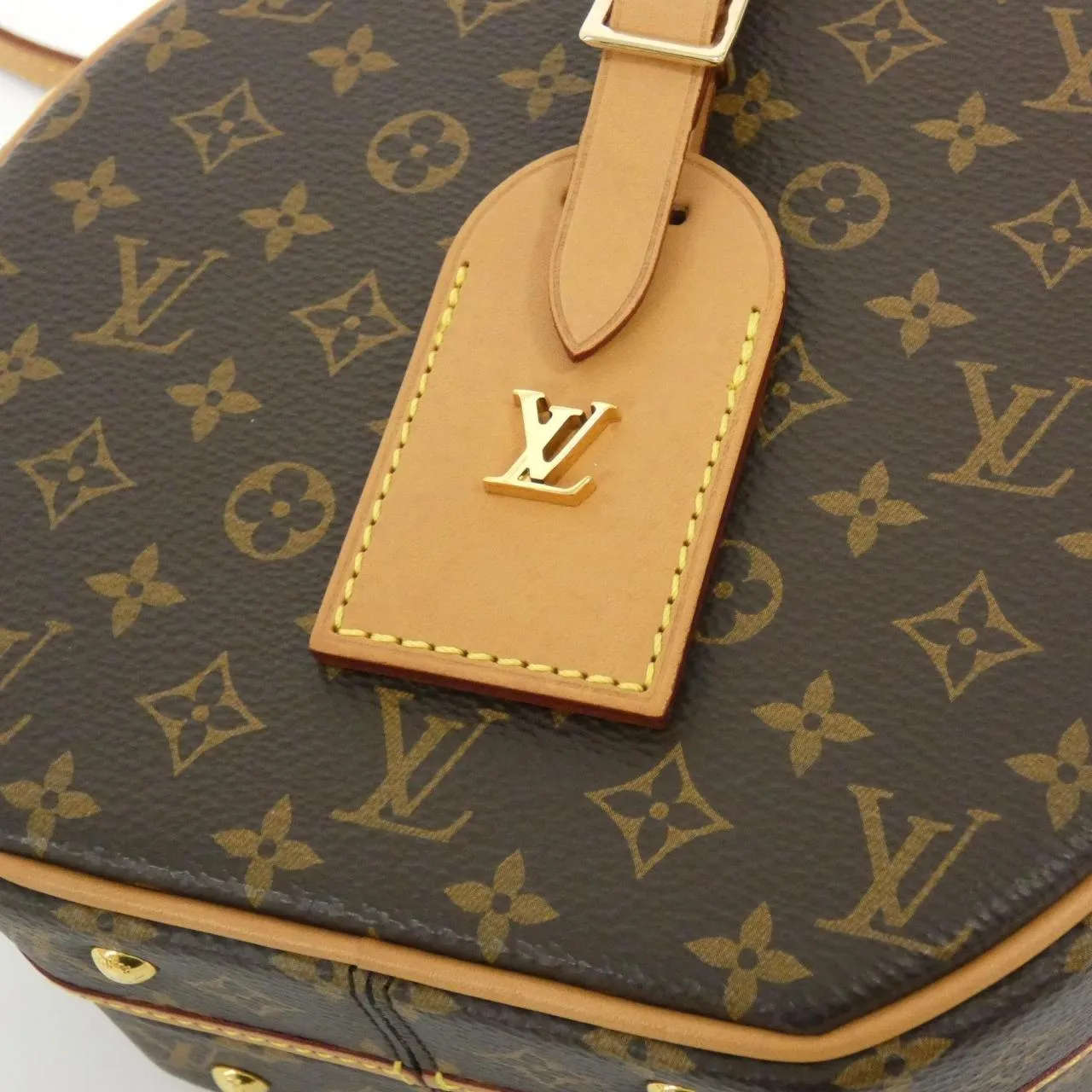 LOUIS VUITTON M43514 Handbag Monogram 黑色 Monogram 中古品A - 縮圖 5
