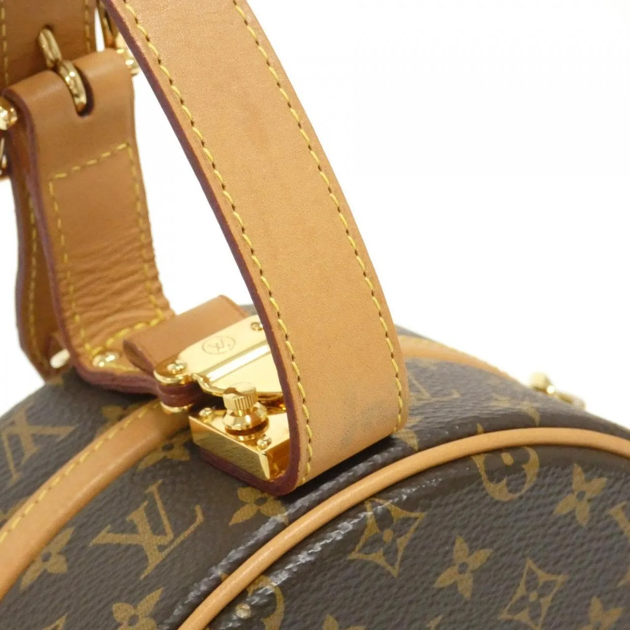 LOUIS VUITTON M43514 Handbag Monogram 黑色 Monogram 中古品A - 縮圖 8