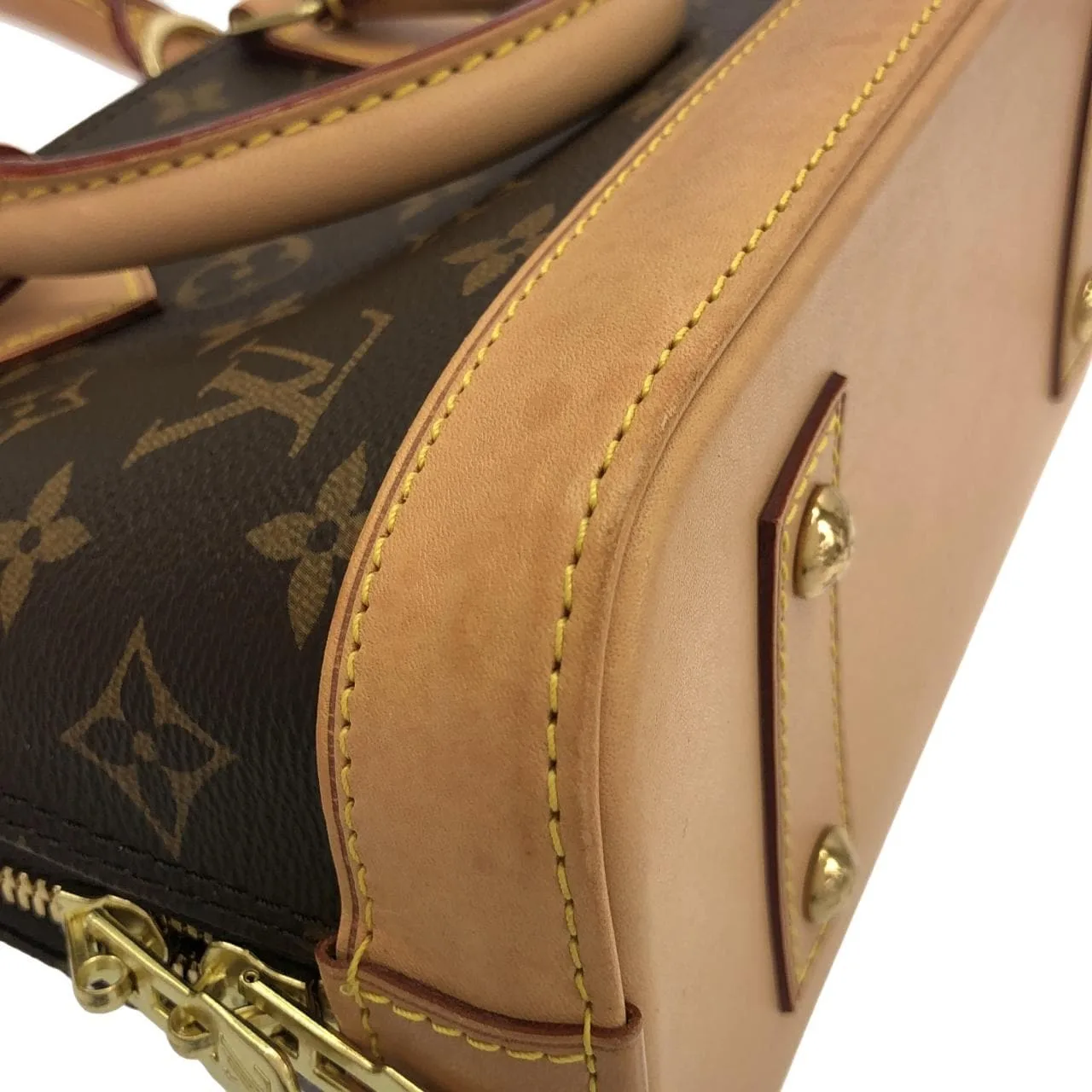 LOUIS VUITTON Alma M53152 Handbag Monogram Black Monogram Rank A - Thumbnail 2