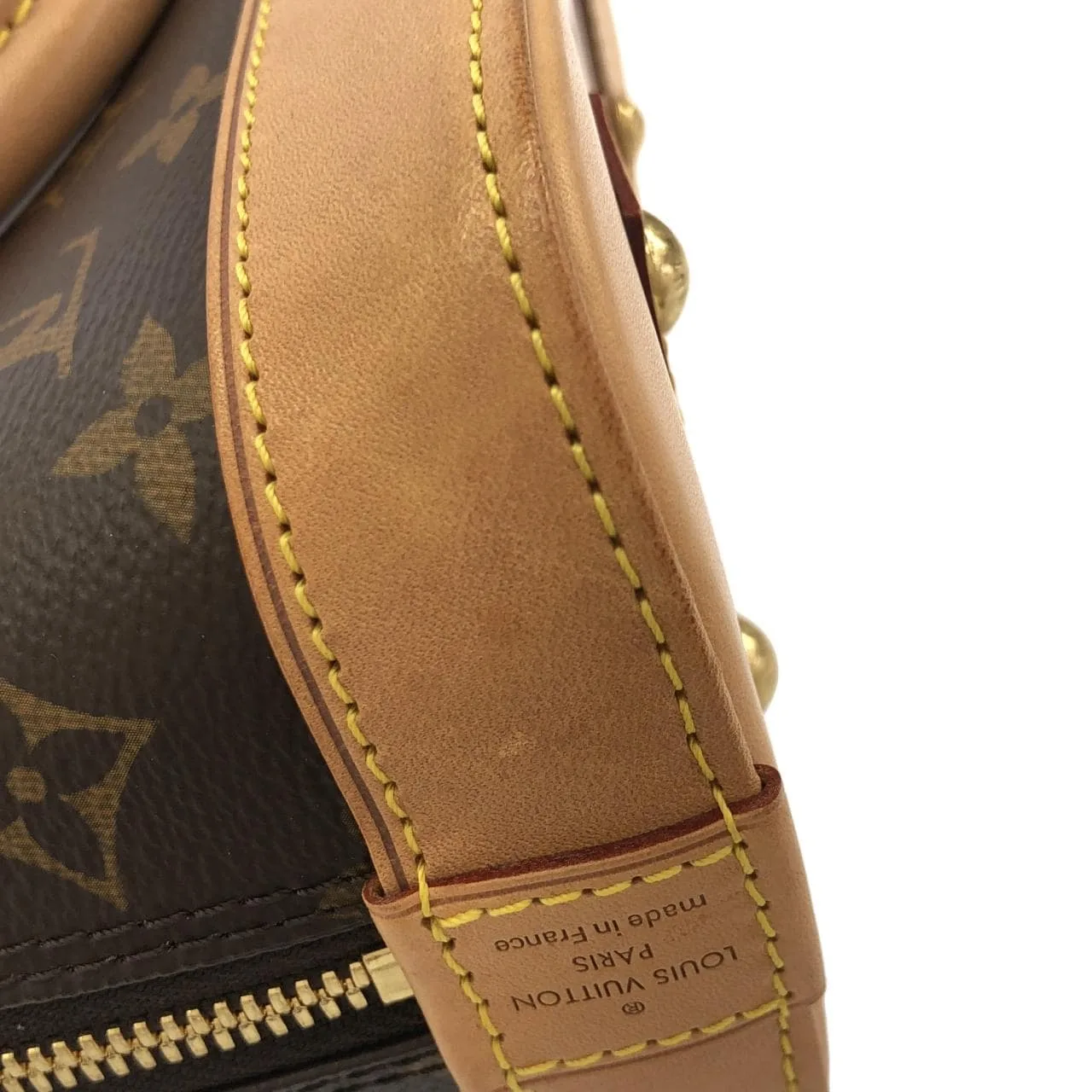 LOUIS VUITTON Alma M53152 Handbag Monogram Black Monogram Rank A - Thumbnail 4