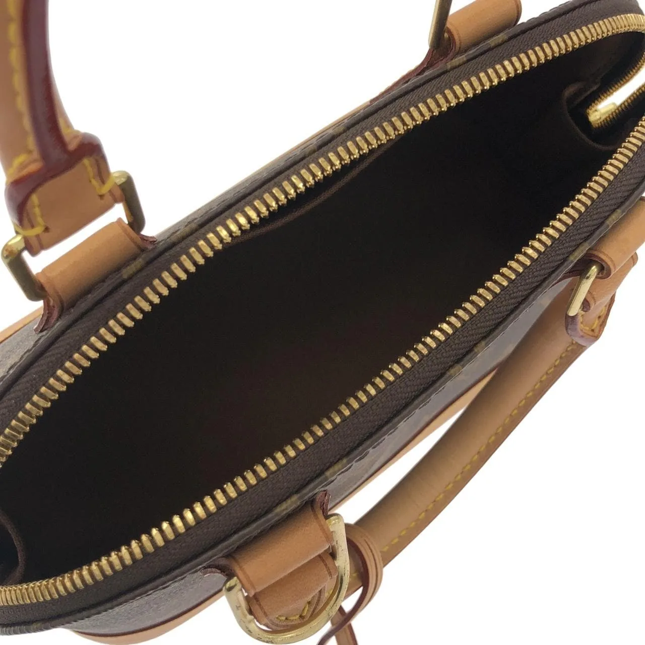 LOUIS VUITTON Alma M53152 Handbag Monogram Black Monogram Rank A - Thumbnail 8