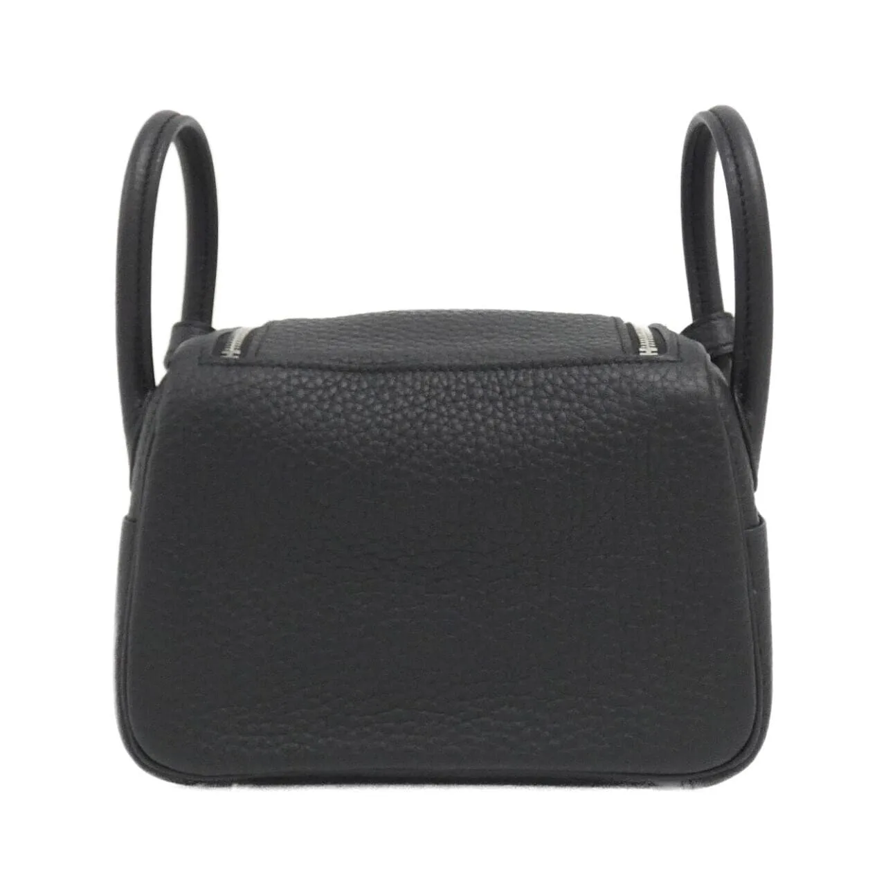 HERMES Lindy 085956CK Shoulder Clemence 黑色 Clemence 皮 中古品A - 縮圖 2