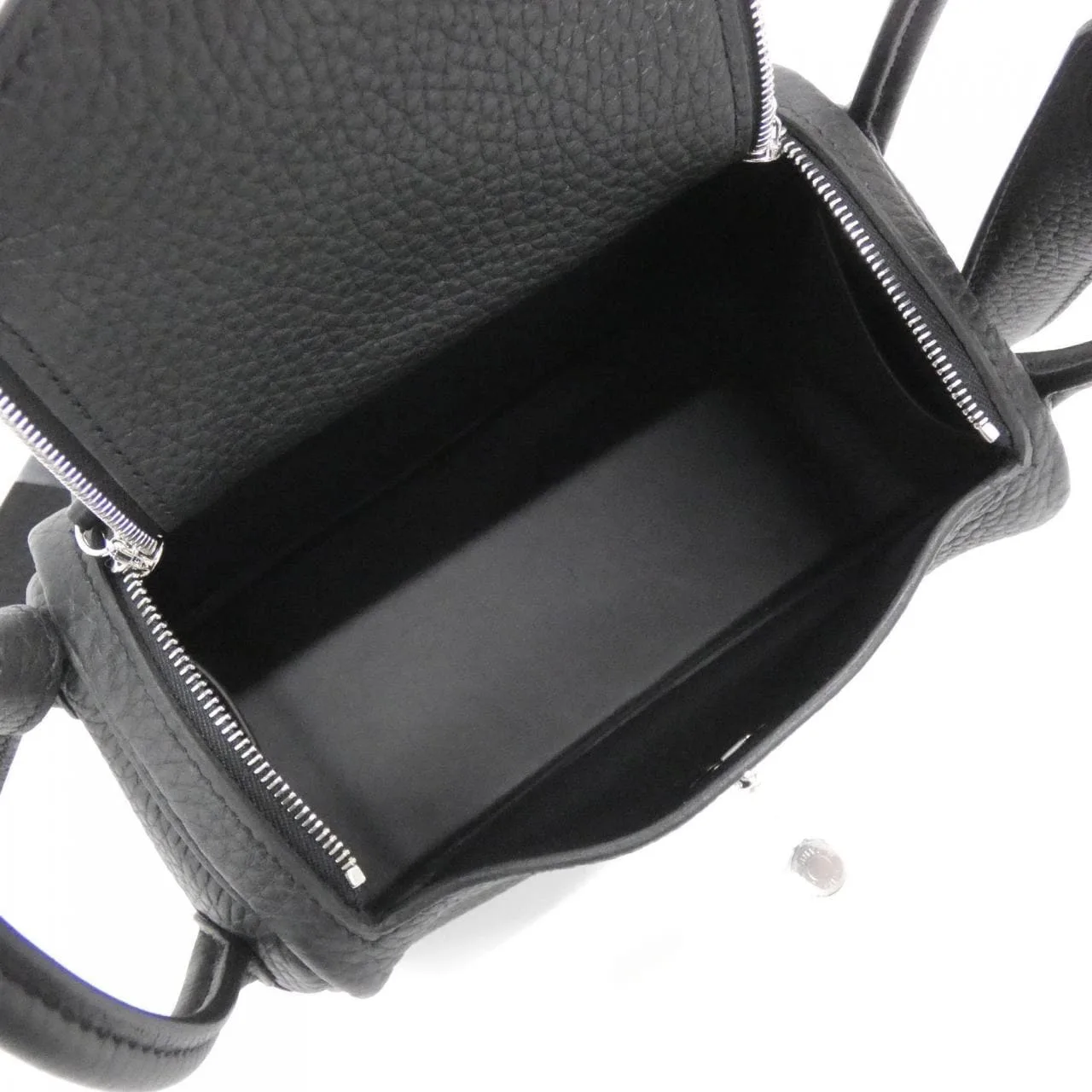 HERMES Lindy 085956CK Shoulder Clemence 黑色 Clemence 皮 中古品A - 縮圖 5