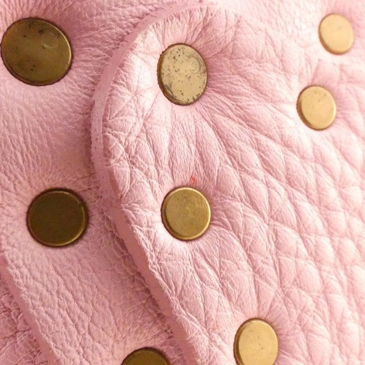 CELINE Boogie Handbag Leather 粉色 皮革 中古品B - 縮圖 3