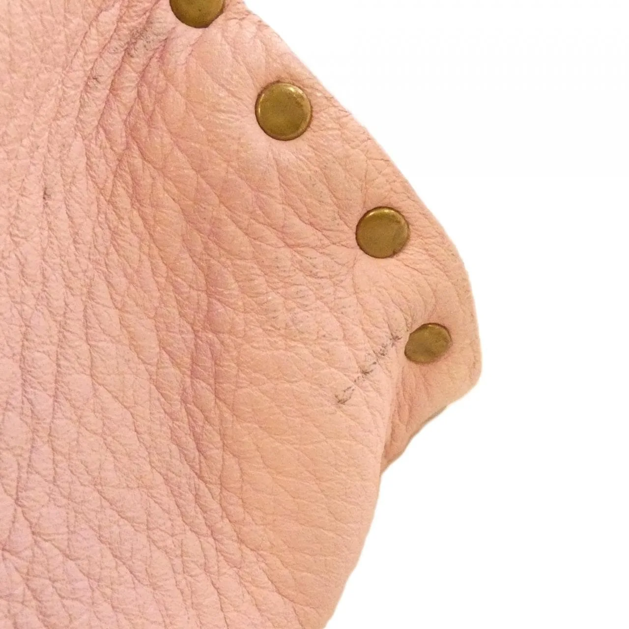 CELINE Boogie Handbag Leather 粉色 皮革 中古品B - 縮圖 4