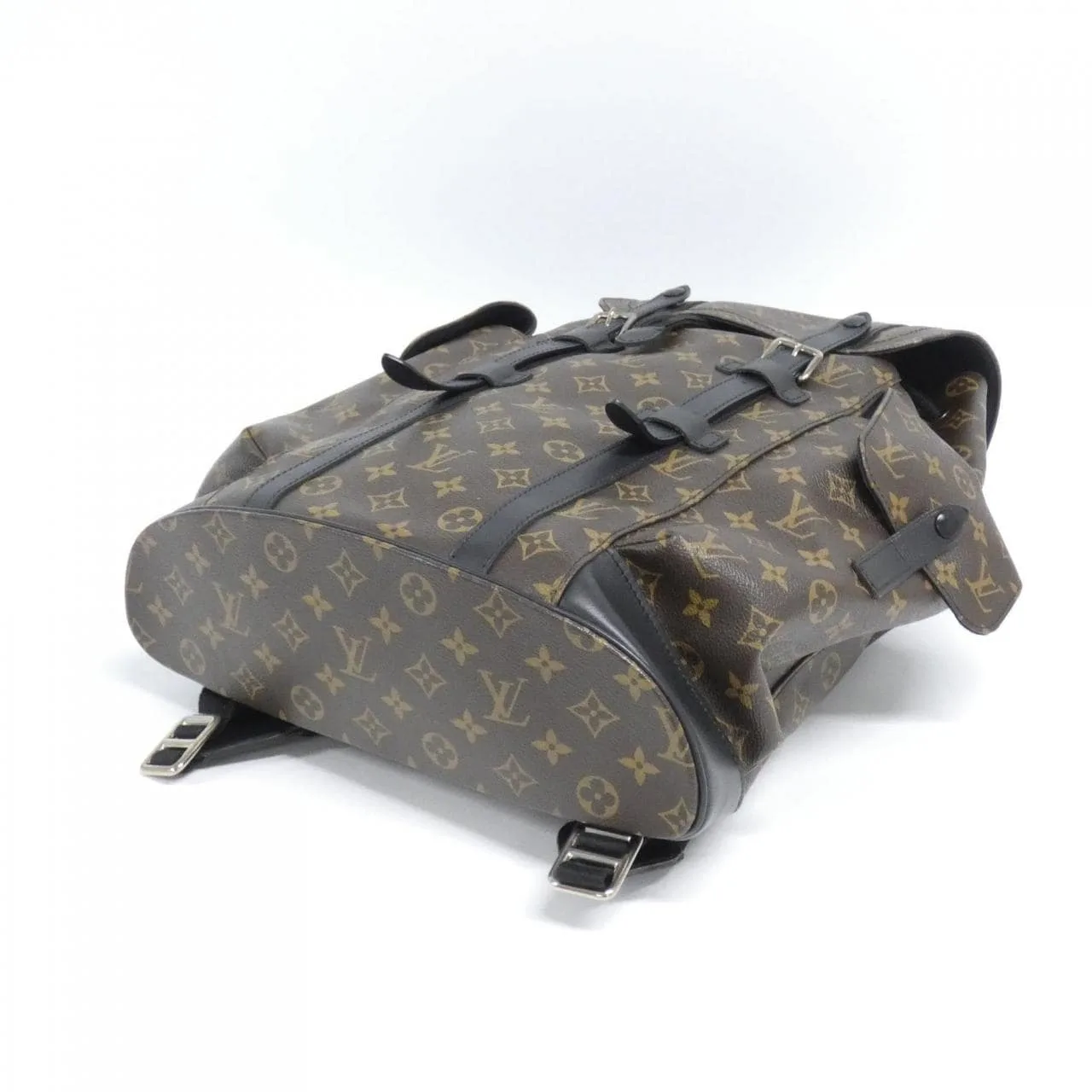 LOUIS VUITTON Christopher M43735 Backpack Monogram 黑色 Monogram 中古品A - 縮圖 3