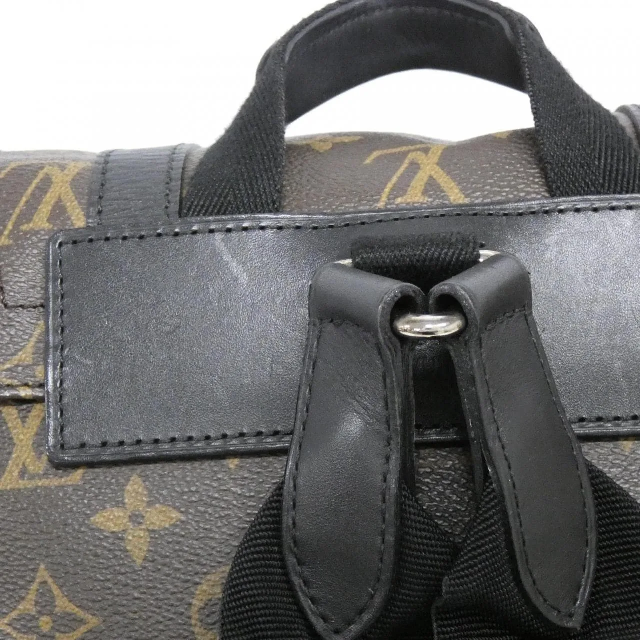 LOUIS VUITTON Christopher M43735 Backpack Monogram 黑色 Monogram 中古品A - 縮圖 7