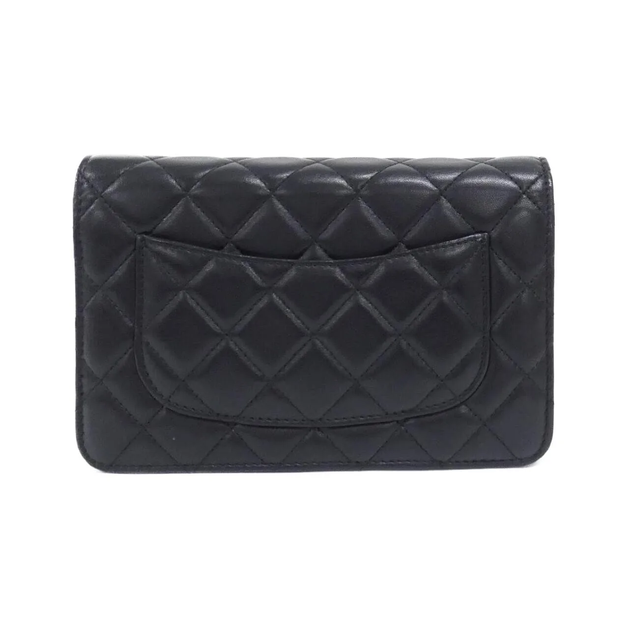 CHANEL Timeless Classic 33814 Wallet Lambskin Black Lambskin Rank A - Thumbnail 2