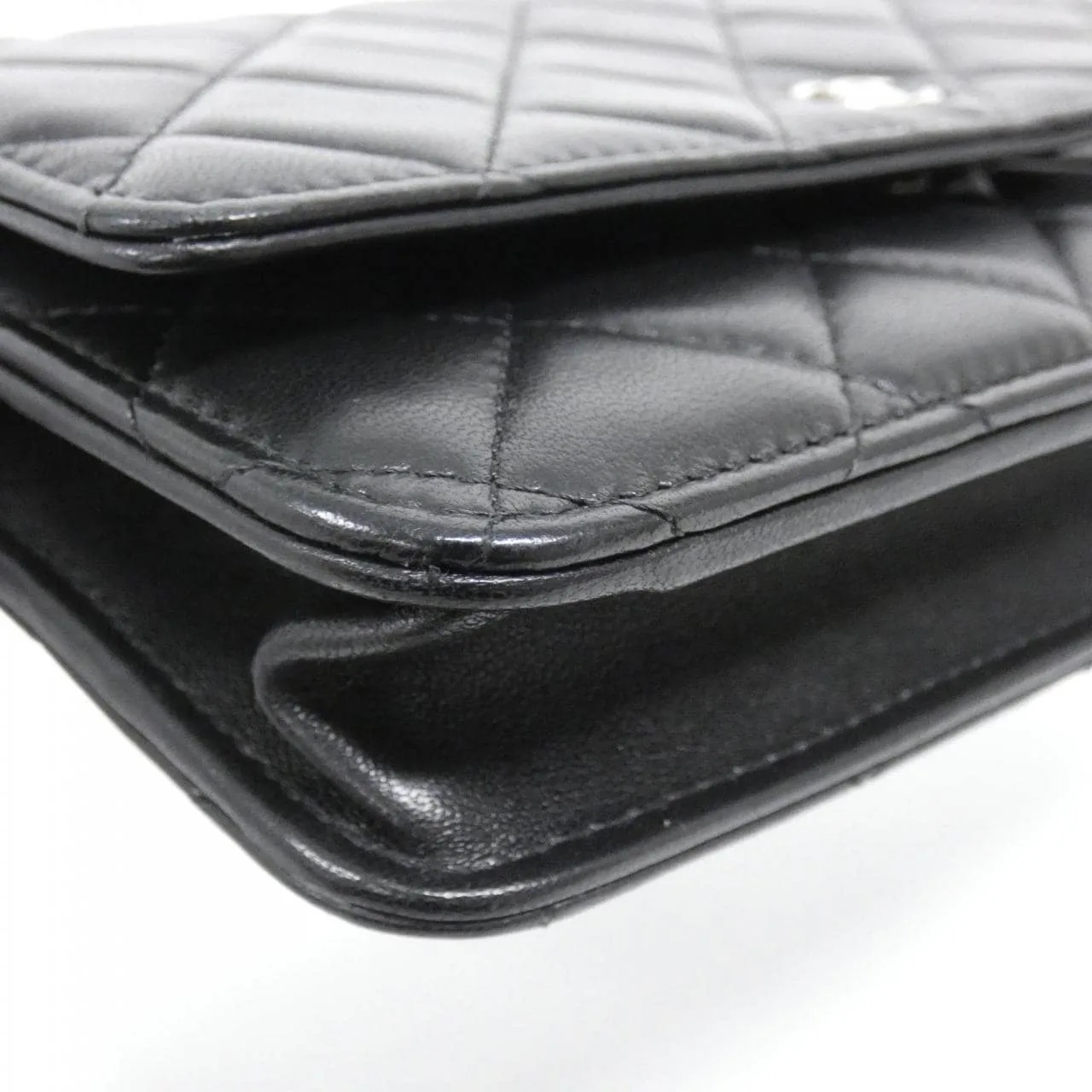 CHANEL Timeless Classic 33814 Wallet Lambskin Black Lambskin Rank A - Thumbnail 3