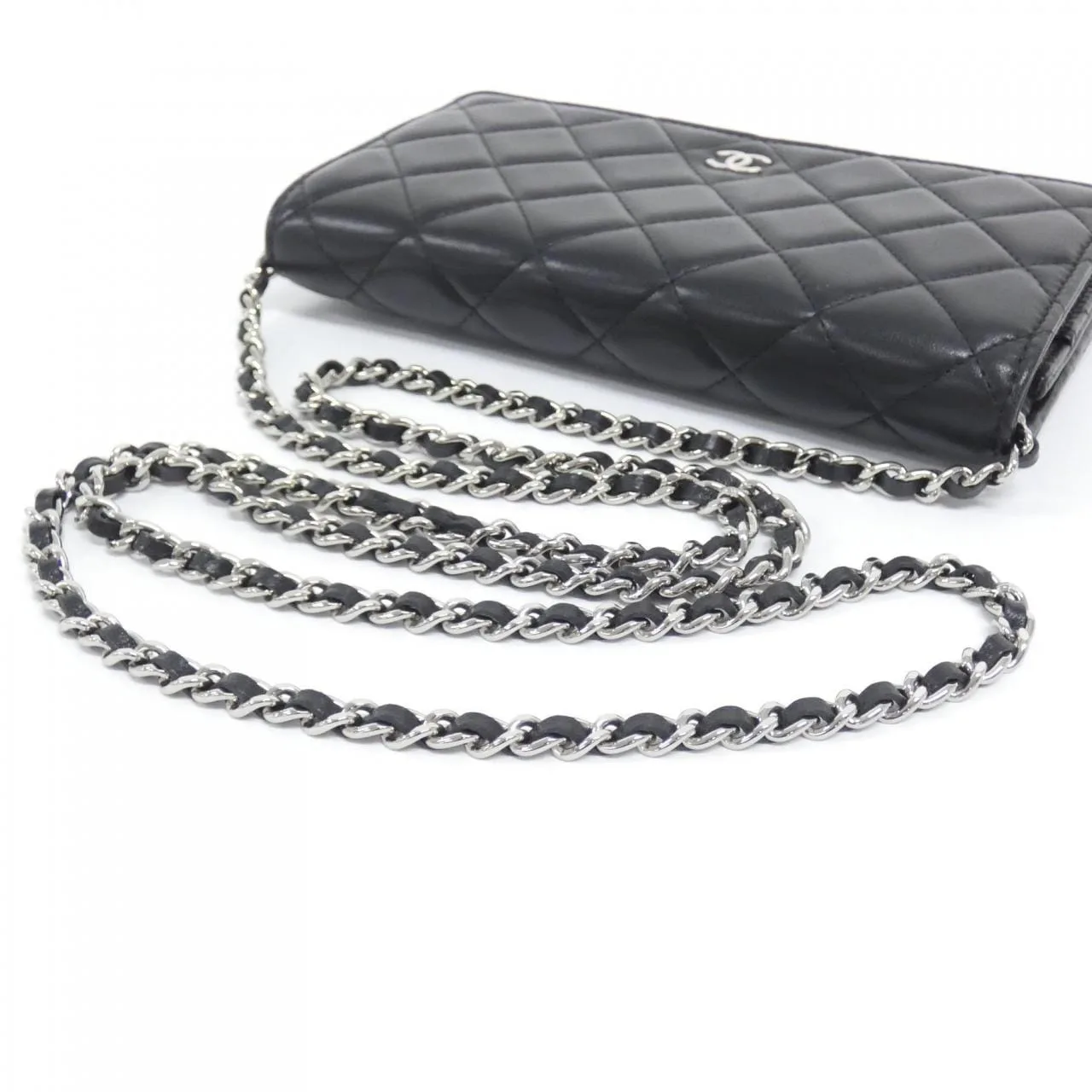 CHANEL Timeless Classic 33814 Wallet Lambskin Black Lambskin Rank A - Thumbnail 6