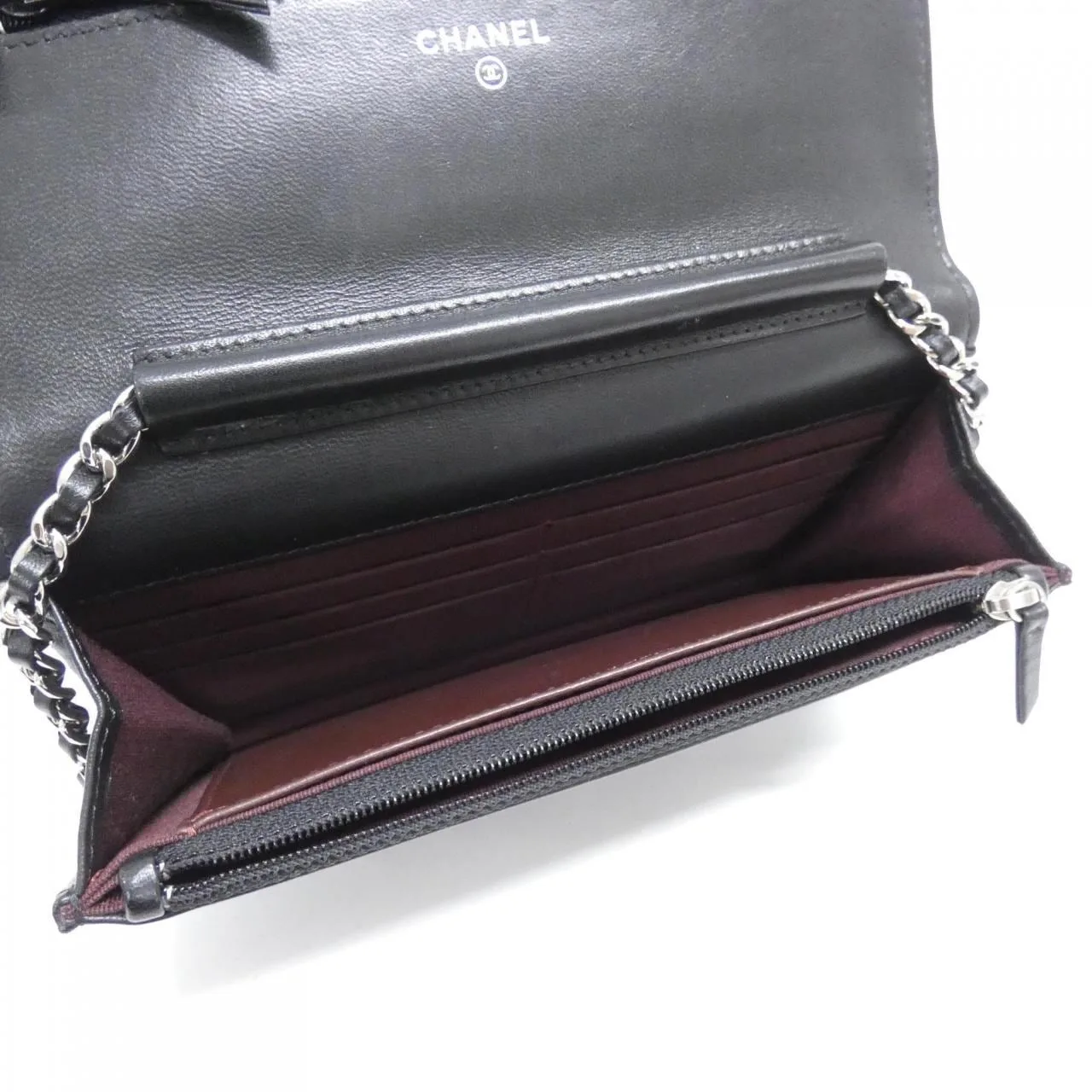 CHANEL Timeless Classic 33814 Wallet Lambskin Black Lambskin Rank A - Thumbnail 9