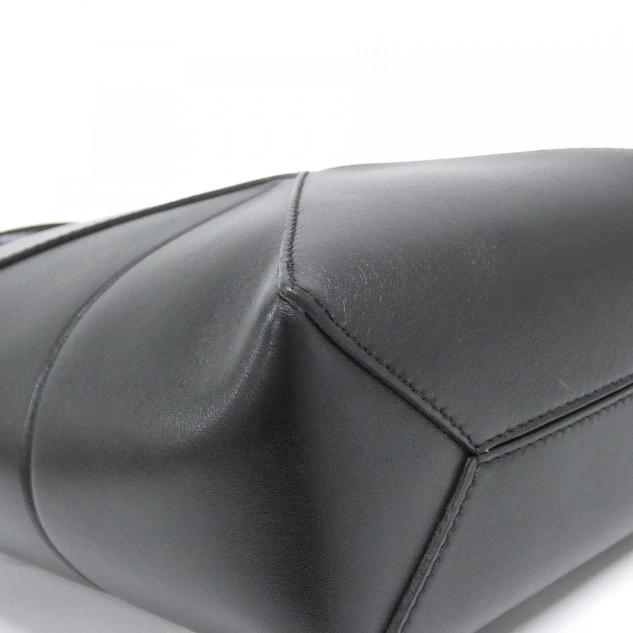 LOEWE Puzzle A657V25X01 Tote Black Rank A - Thumbnail 3