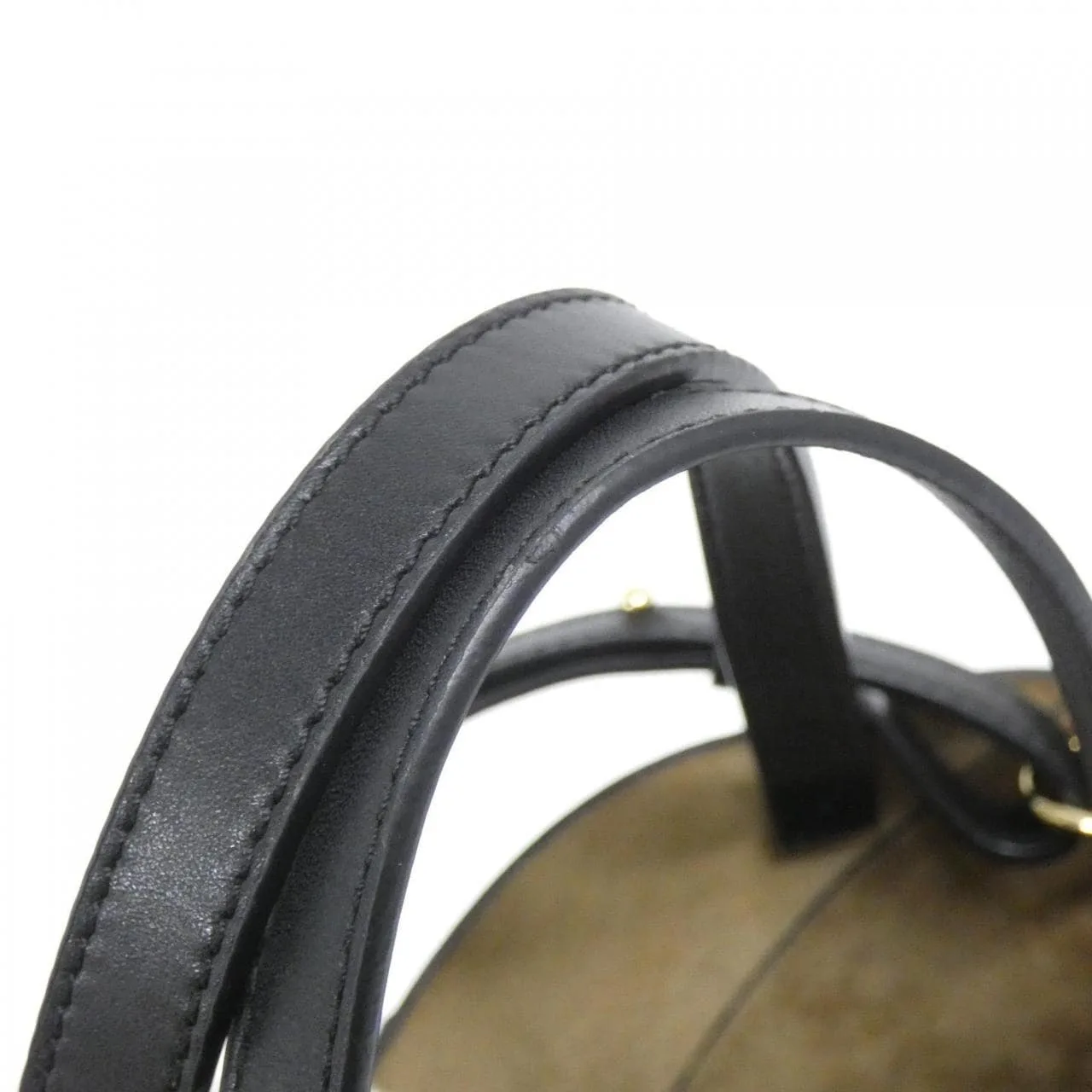 LOEWE Puzzle A657V25X01 Tote Black Rank A - Thumbnail 7