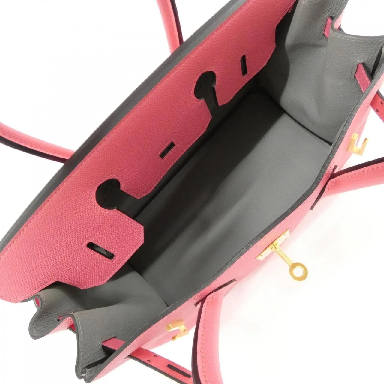 HERMES Birkin 040315CZ Handbag Epsom Black Epsom Leather Rank A - Thumbnail 8