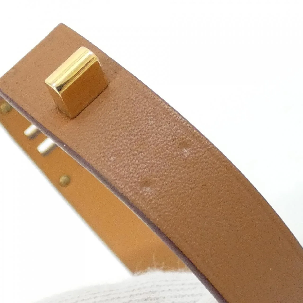 HERMES 081861CC Accessories Swift Gold Swift Leather Rank A - Thumbnail 4