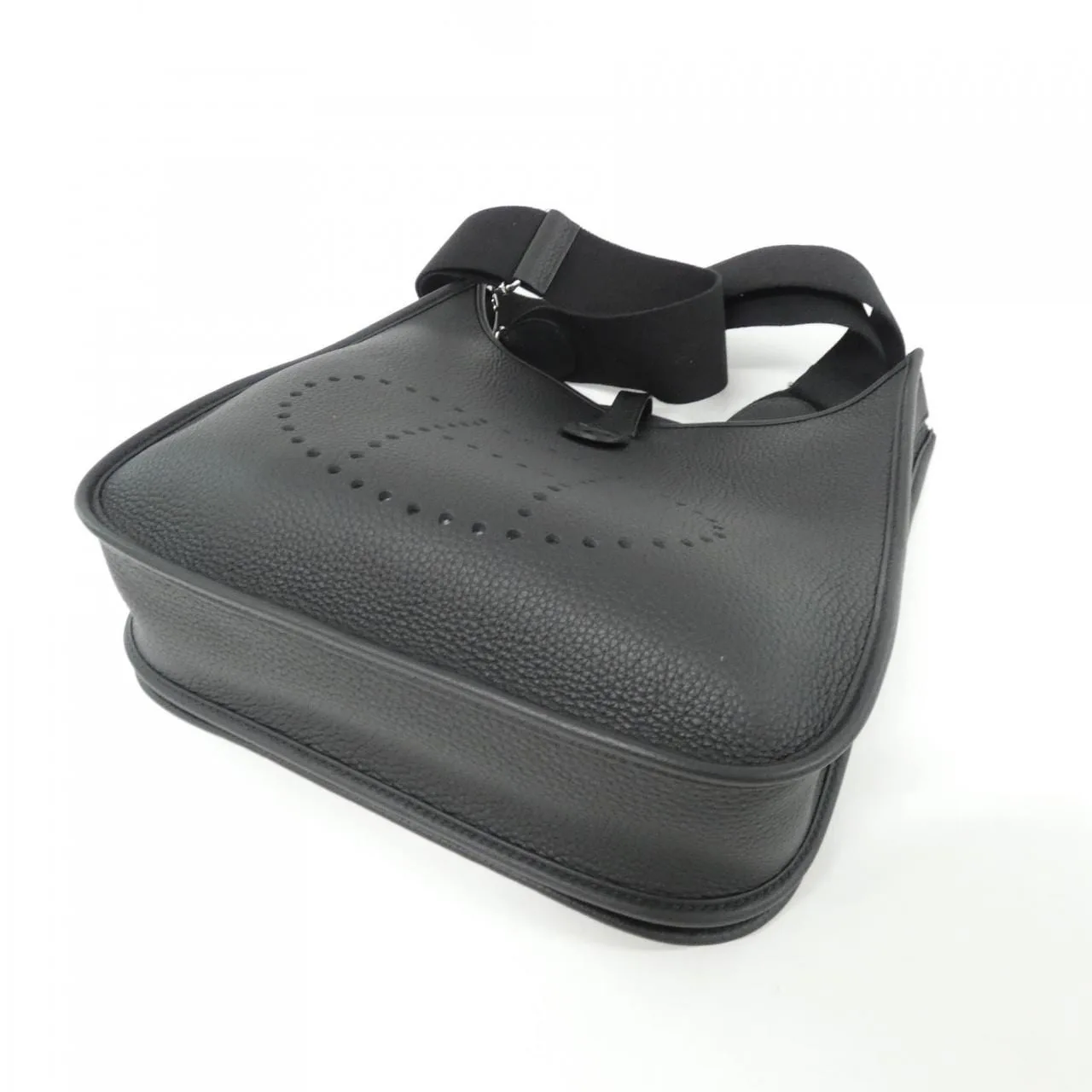 HERMES Evelyne 056277CK Shoulder Clemence Black Clemence Leather Rank A - Thumbnail 3
