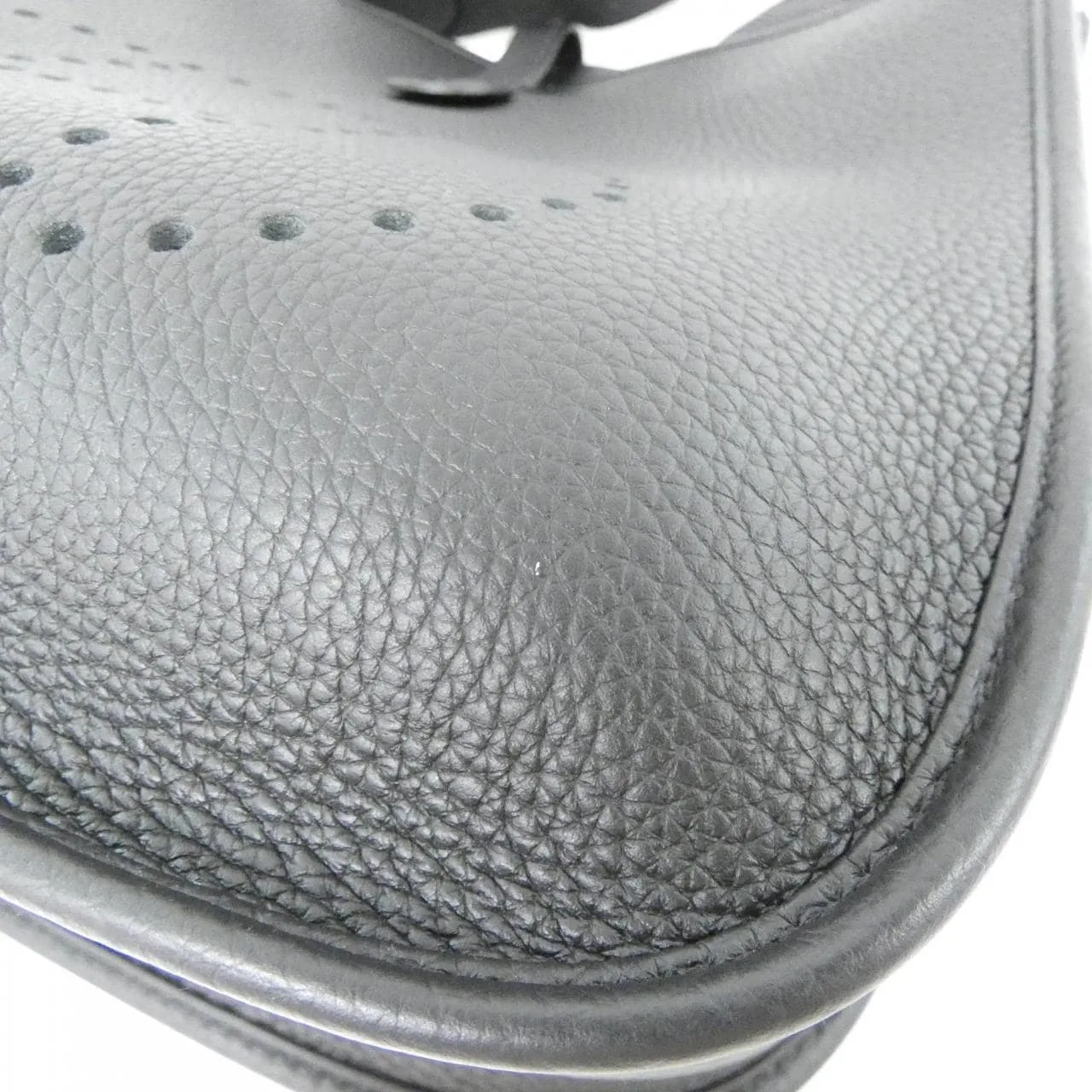 HERMES Evelyne 056277CK Shoulder Clemence Black Clemence Leather Rank A - Thumbnail 4