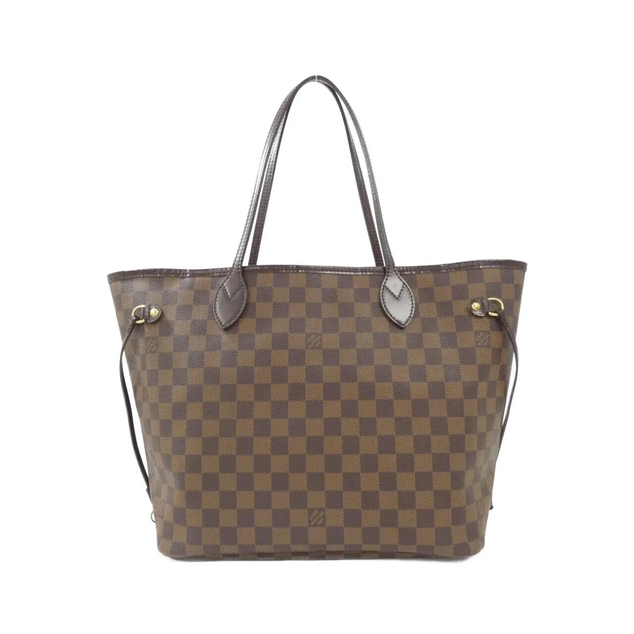 LOUIS VUITTON Neverfull N51105 Tote Damier Black