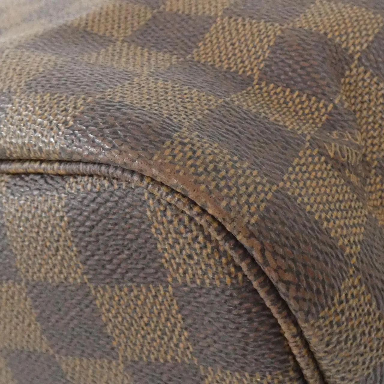 LOUIS VUITTON Neverfull N51105 Tote Damier 黑色 Damier 中古品A - 縮圖 2