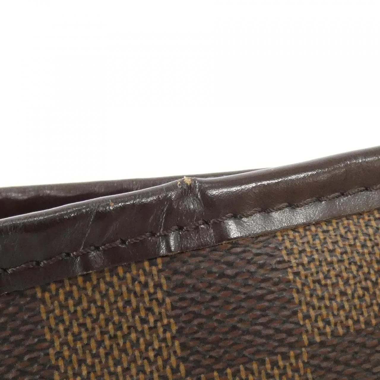 LOUIS VUITTON Neverfull N51105 Tote Damier 黑色 Damier 中古品A - 縮圖 5