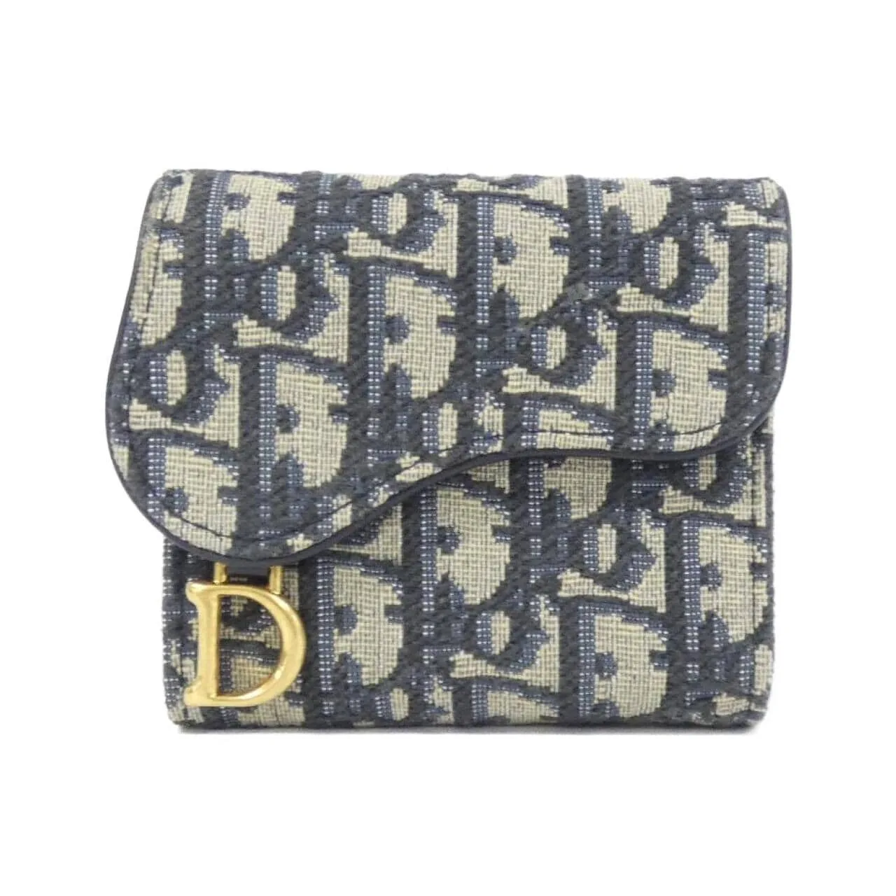 DIOR Saddle S5652CTZQ Wallet Canvas