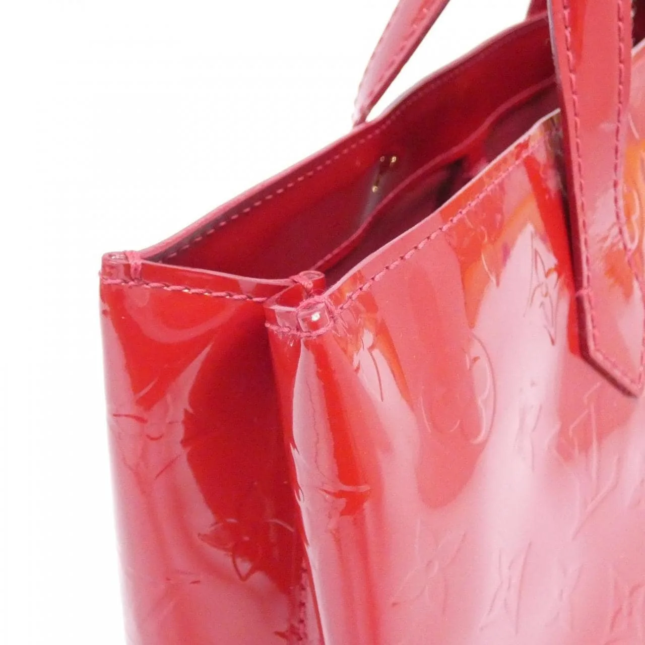 LOUIS VUITTON M93642 Handbag Vernis Black Vernis Rank A - Thumbnail 6