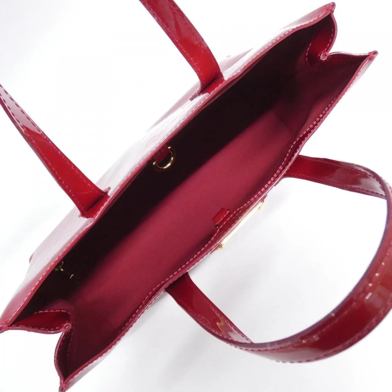 LOUIS VUITTON M93642 Handbag Vernis Black Vernis Rank A - Thumbnail 9