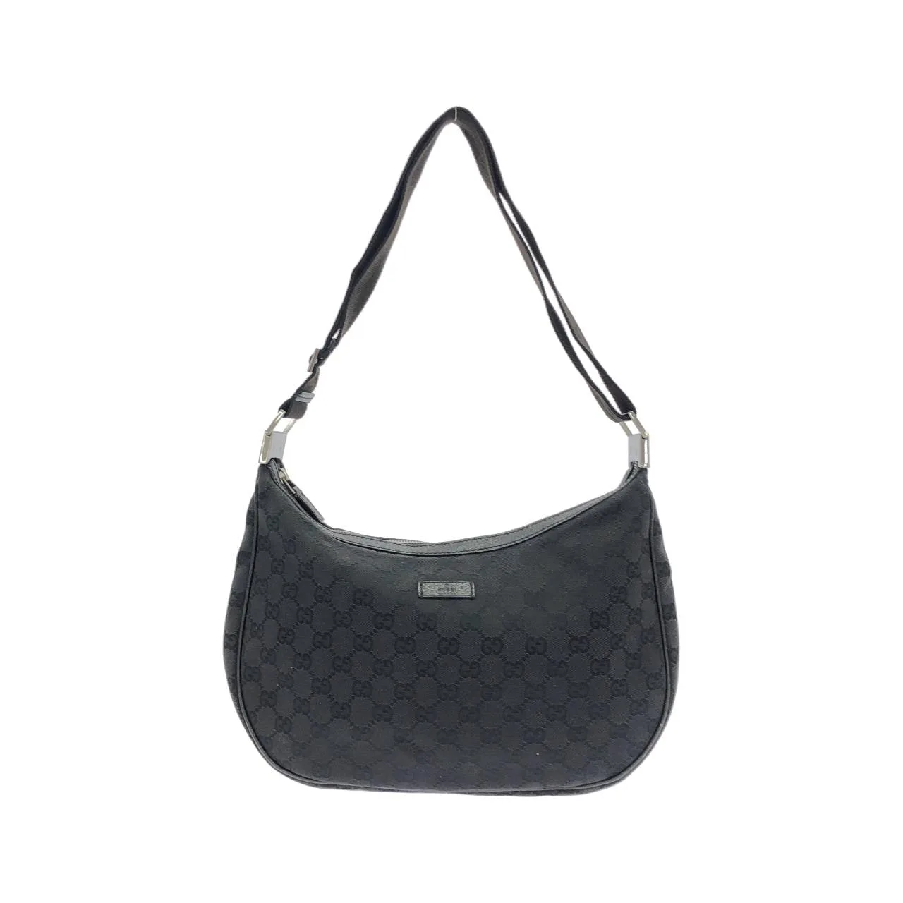 GUCCI 122790 FTASR Shoulder Canvas Black