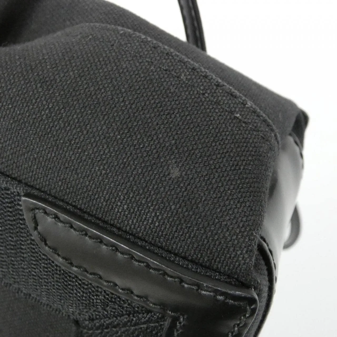 BALENCIAGA 390346 2HH3N Handbag Canvas 深藍色 帆布 中古品A - 縮圖 7