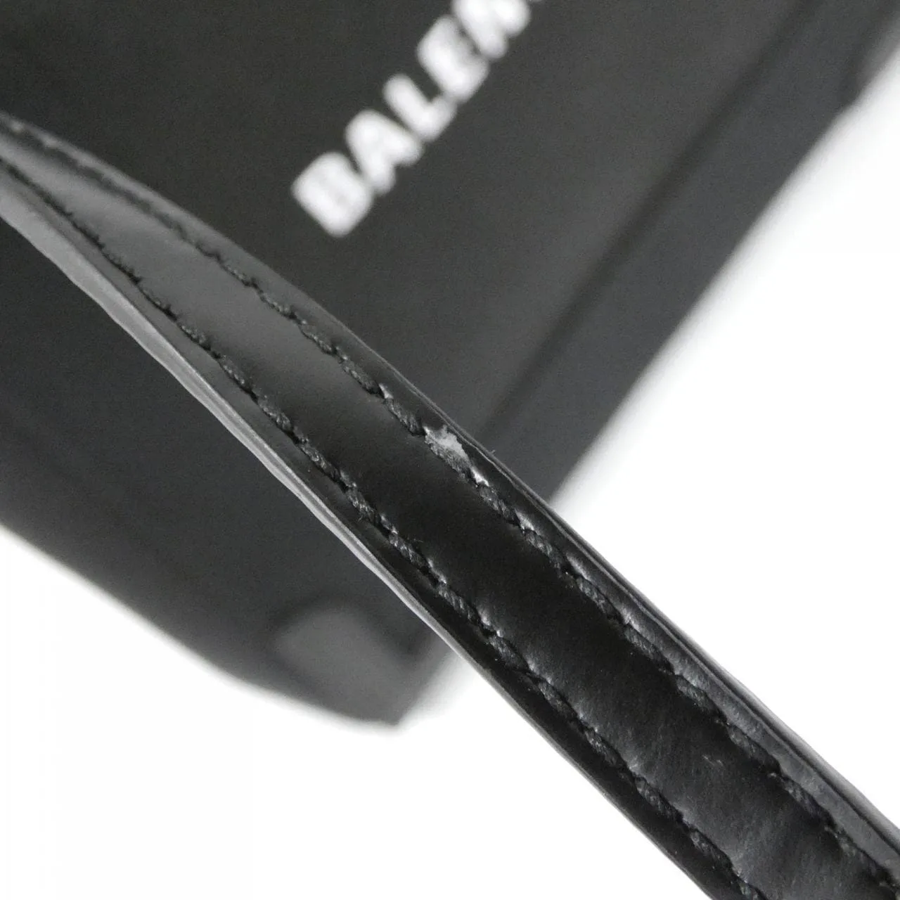 BALENCIAGA 390346 2HH3N Handbag Canvas 深藍色 帆布 中古品A - 縮圖 8