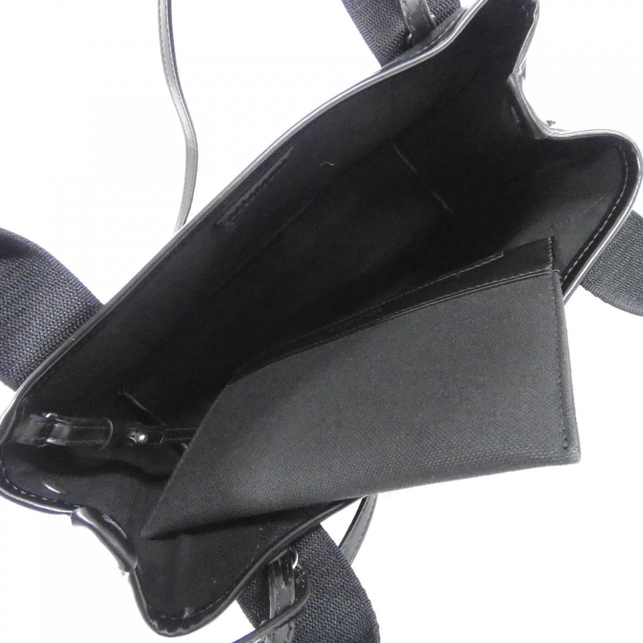 BALENCIAGA 390346 2HH3N Handbag Canvas 深藍色 帆布 中古品A - 縮圖 9