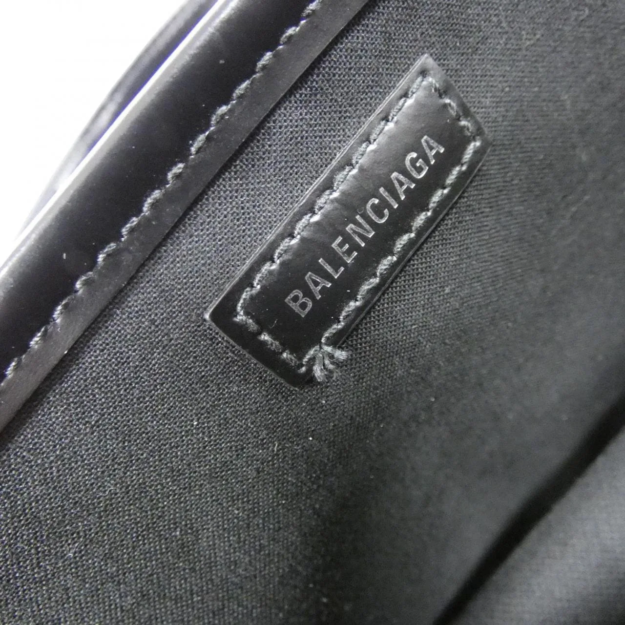 BALENCIAGA 390346 2HH3N Handbag Canvas 深藍色 帆布 中古品A - 縮圖 10