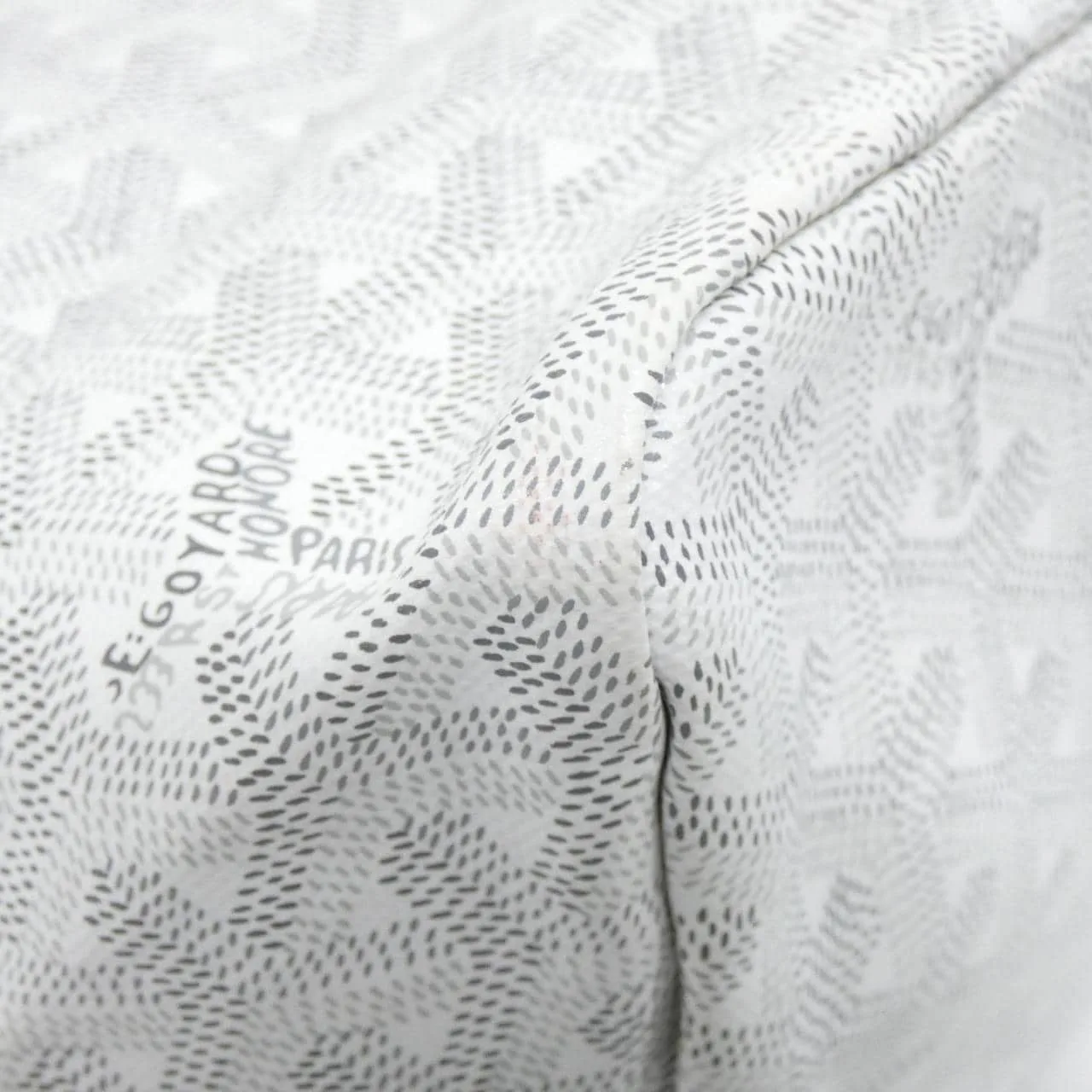 GOYARD Handbag Canvas 黑色 帆布 中古品A - 縮圖 2