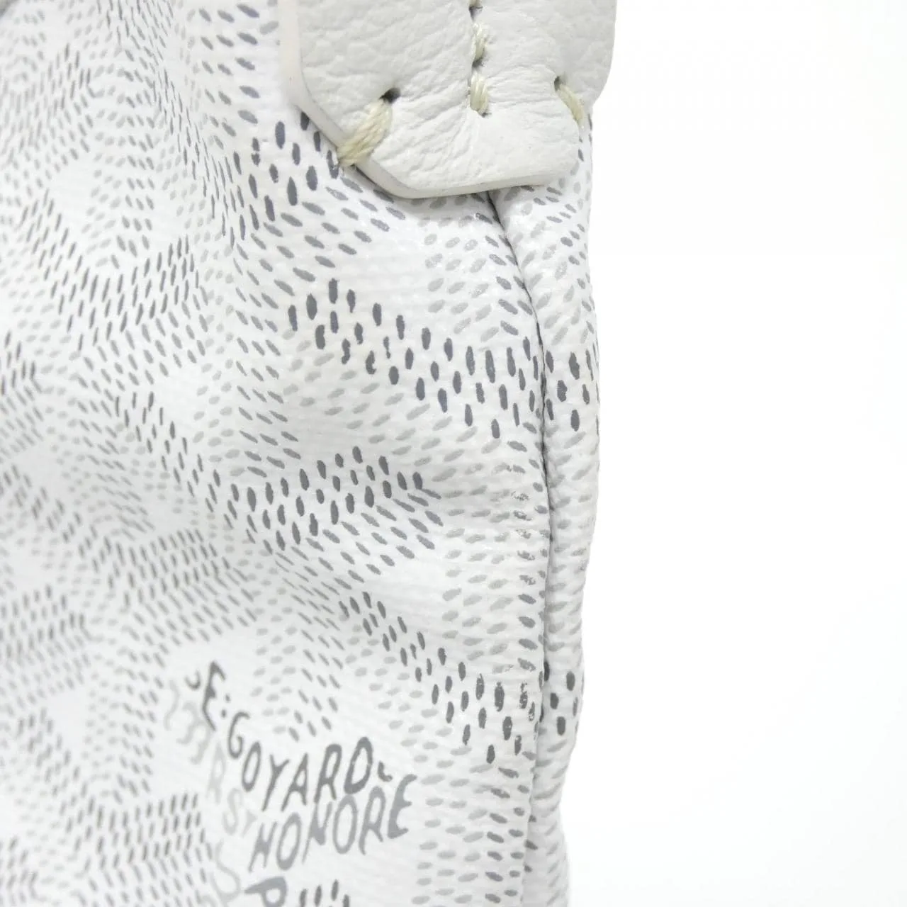 GOYARD Handbag Canvas 黑色 帆布 中古品A - 縮圖 3