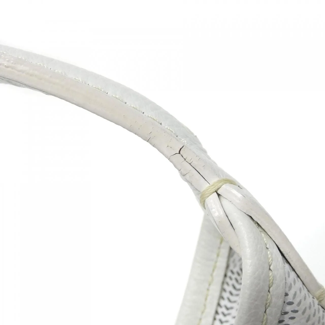 GOYARD Handbag Canvas 黑色 帆布 中古品A - 縮圖 4