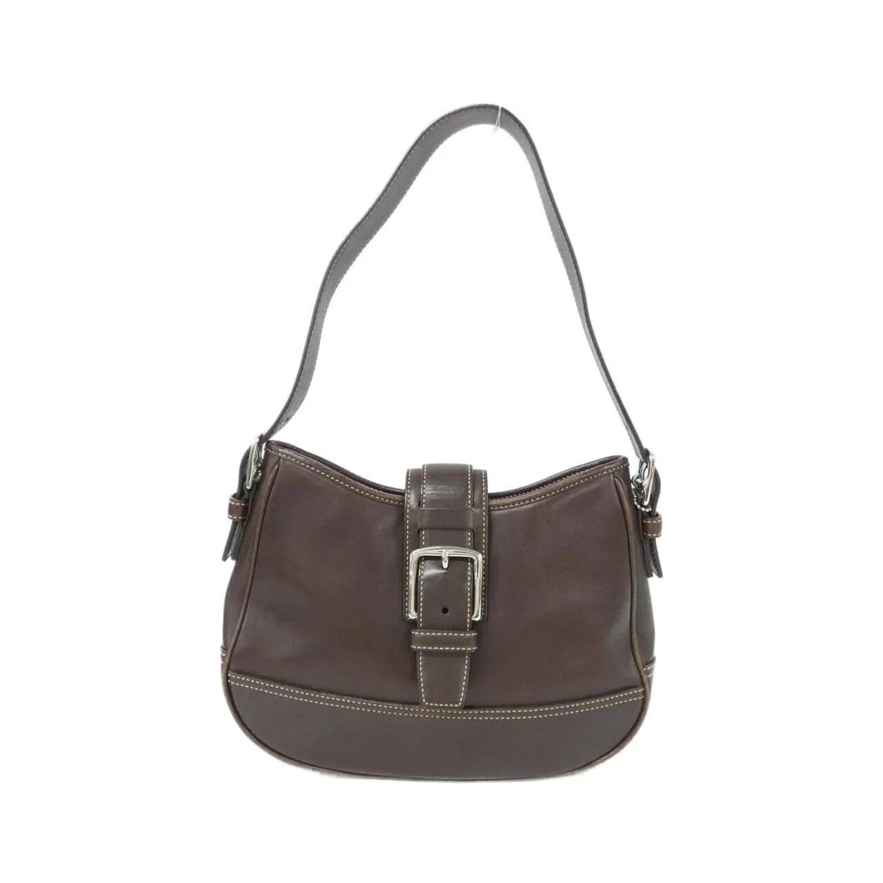 COACH 7584 肩背包 皮革 Brown