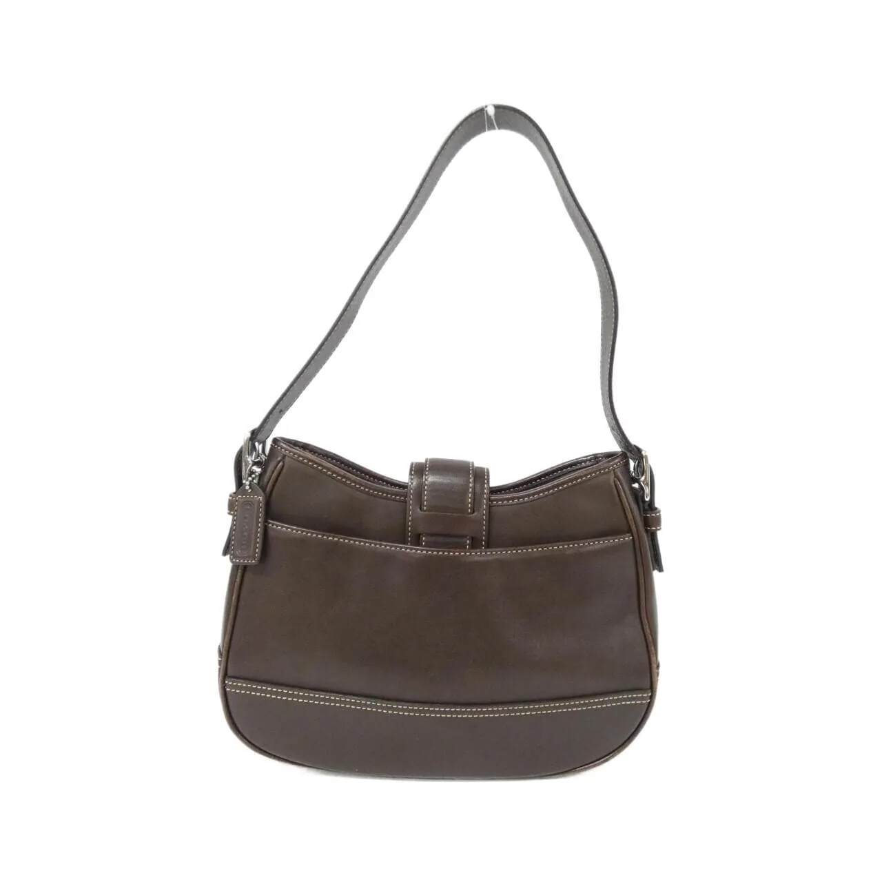 COACH 7584 肩背包 皮革 棕色 皮革 中古品B - 縮圖 2