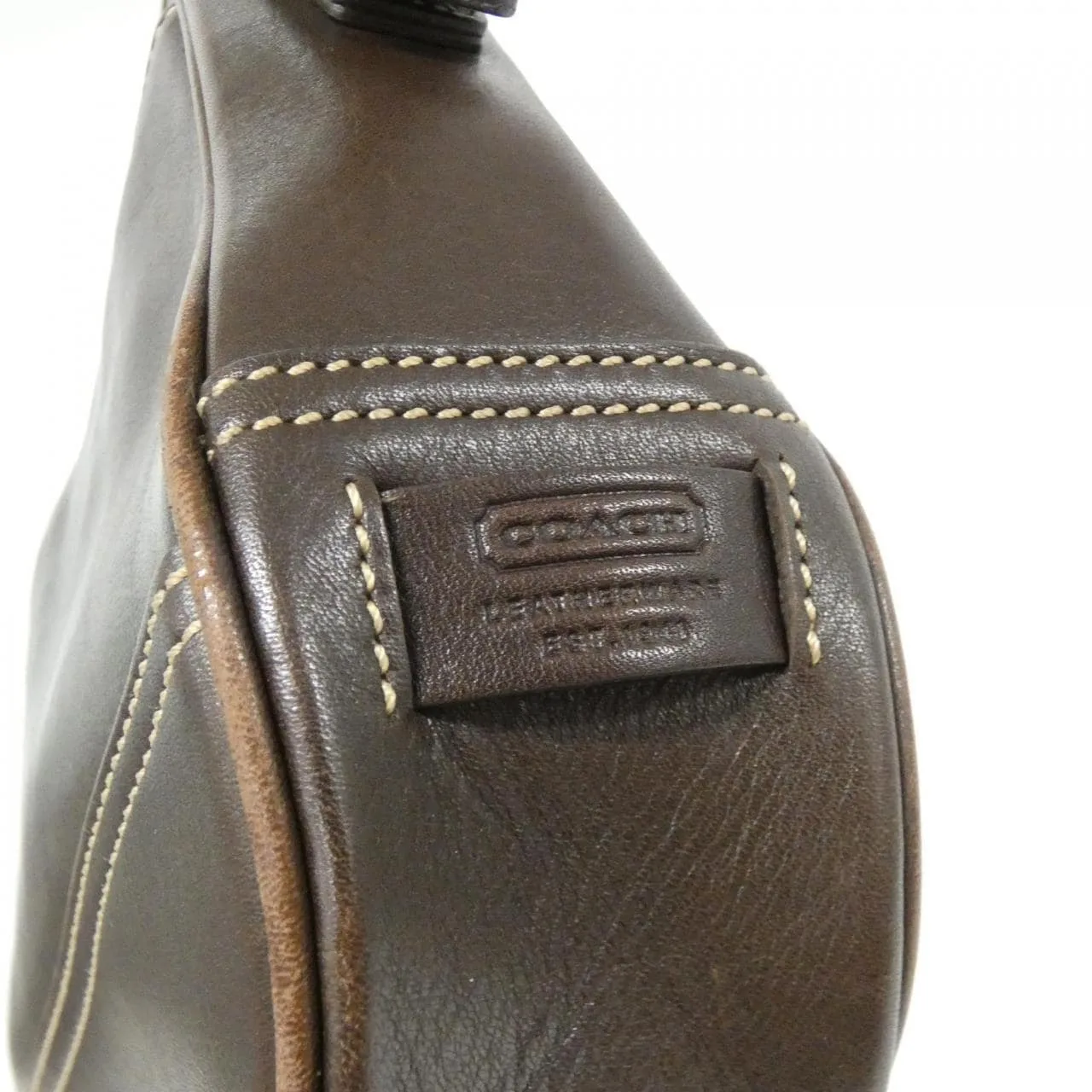 COACH 7584 肩背包 皮革 棕色 皮革 中古品B - 縮圖 4