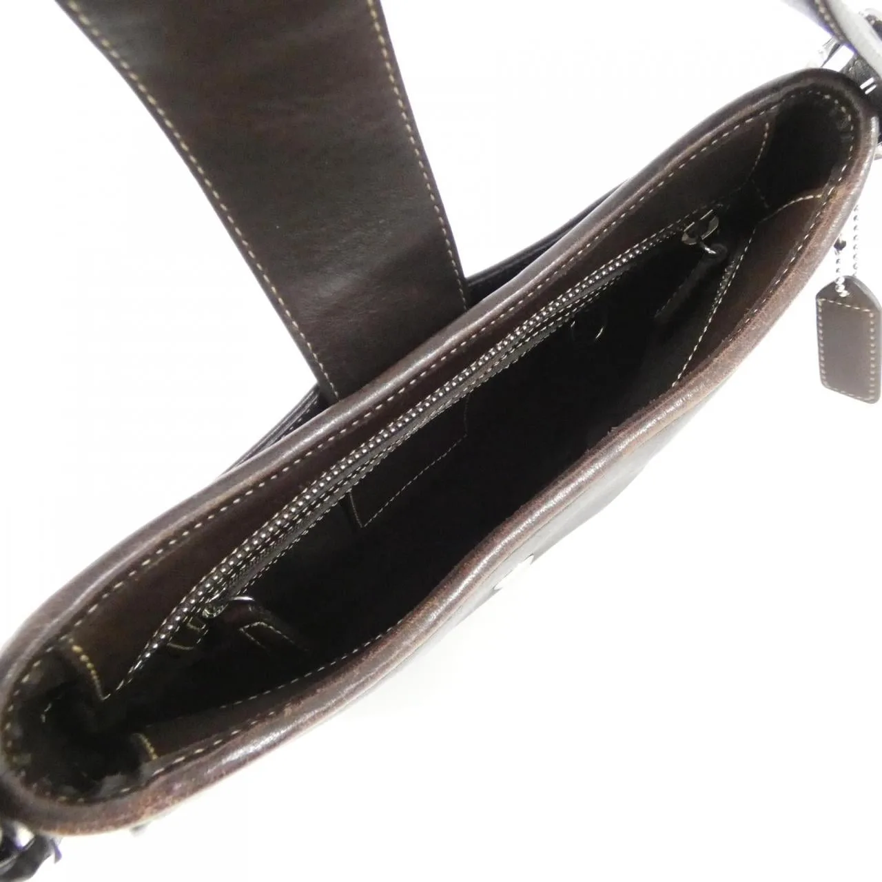 COACH 7584 肩背包 皮革 棕色 皮革 中古品B - 縮圖 9