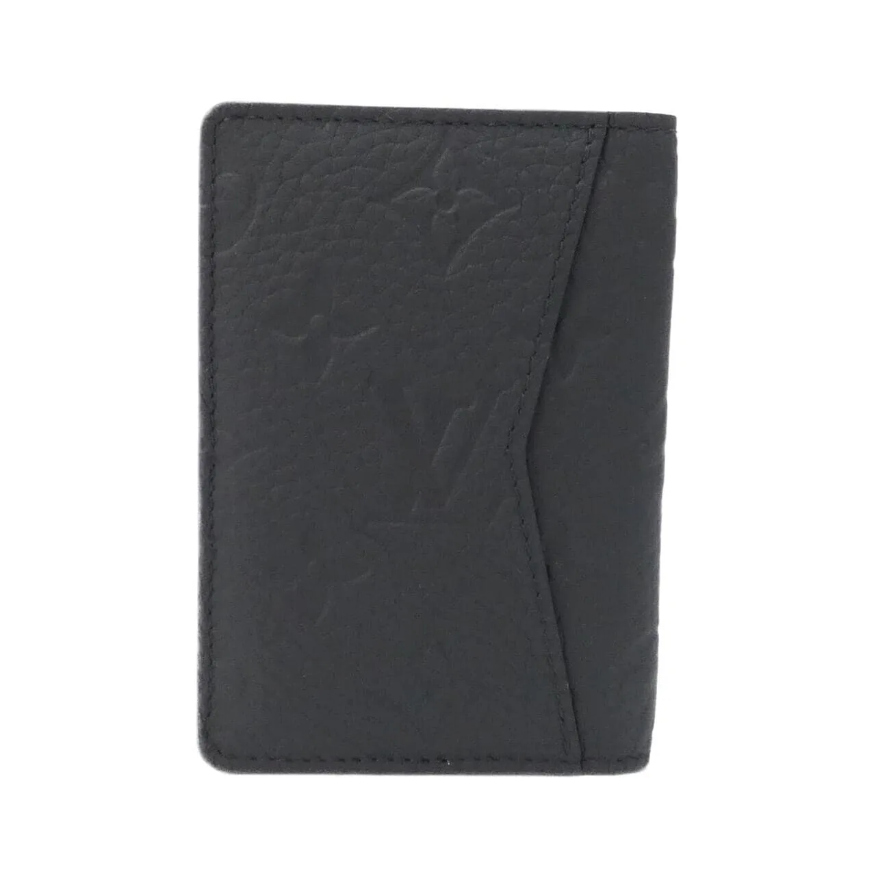LOUIS VUITTON M69044 Card Case Monogram 黑色 Monogram 中古品A - 縮圖 2