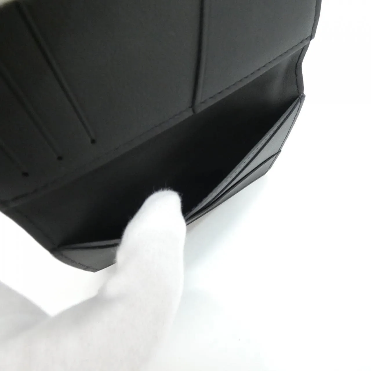 LOUIS VUITTON M69044 Card Case Monogram 黑色 Monogram 中古品A - 縮圖 5