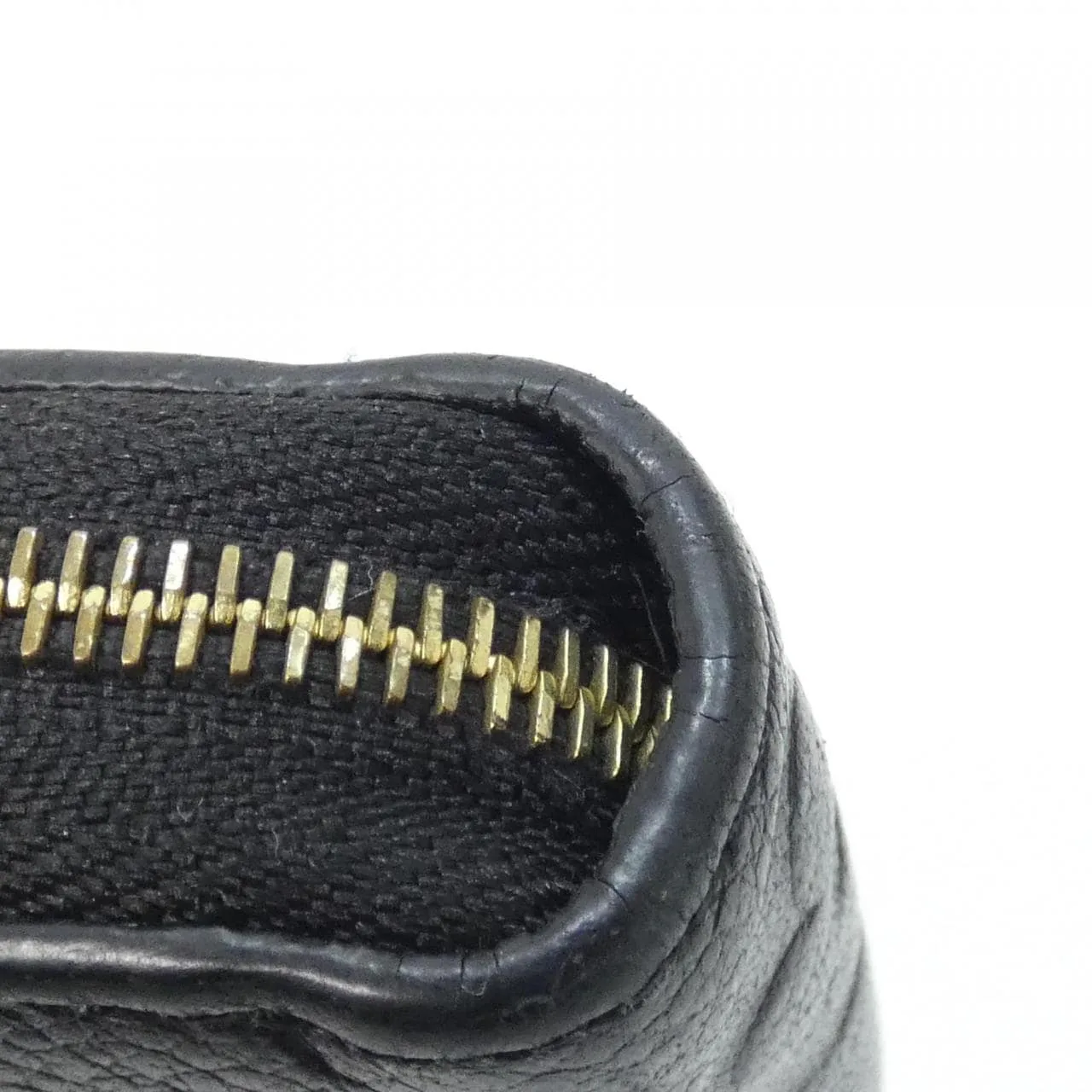 LOUIS VUITTON M60574 Coin Case Monogram 黑色 Monogram 中古品B - 縮圖 3