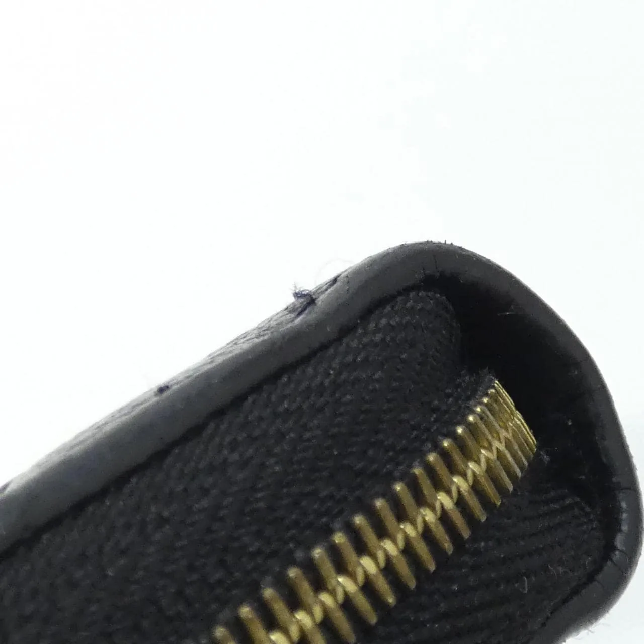 LOUIS VUITTON M60574 Coin Case Monogram 黑色 Monogram 中古品B - 縮圖 4