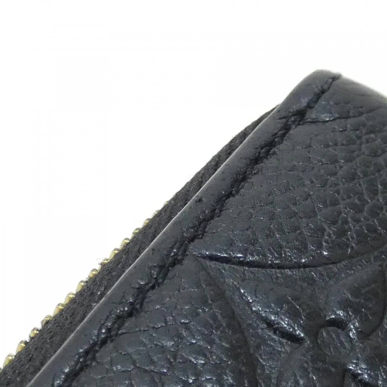 LOUIS VUITTON M60574 Coin Case Monogram 黑色 Monogram 中古品B - 縮圖 6