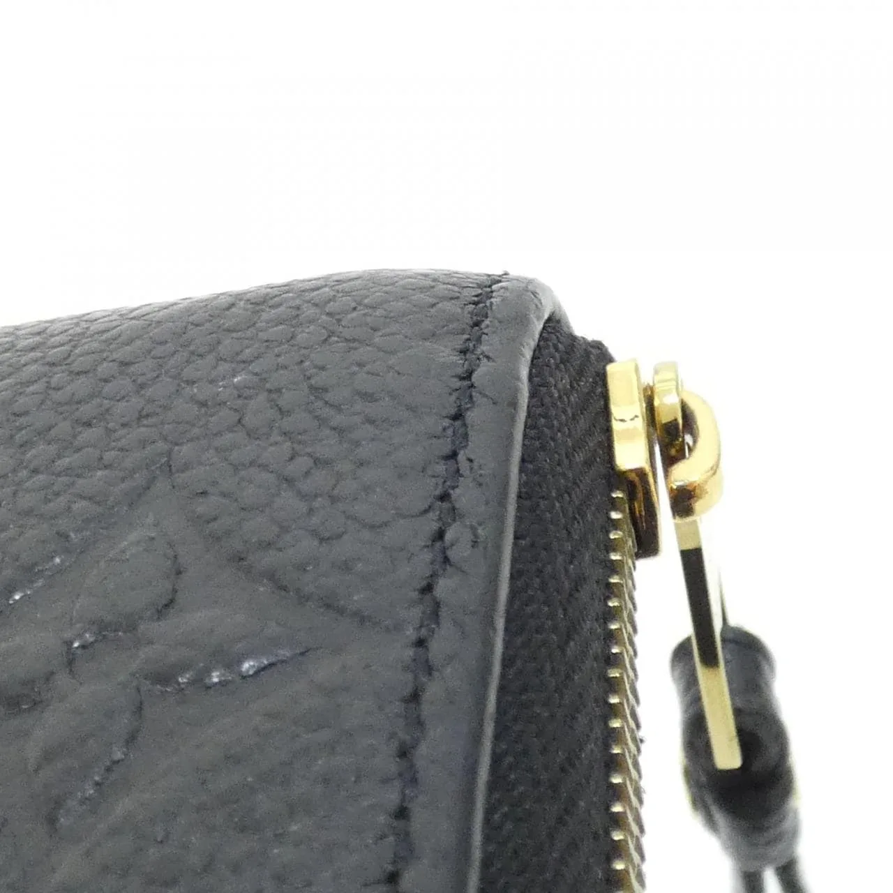 LOUIS VUITTON M60574 Coin Case Monogram 黑色 Monogram 中古品B - 縮圖 7