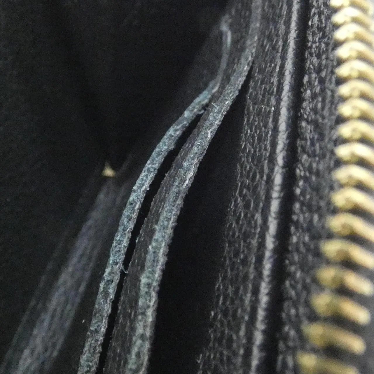 LOUIS VUITTON M60574 Coin Case Monogram 黑色 Monogram 中古品B - 縮圖 9