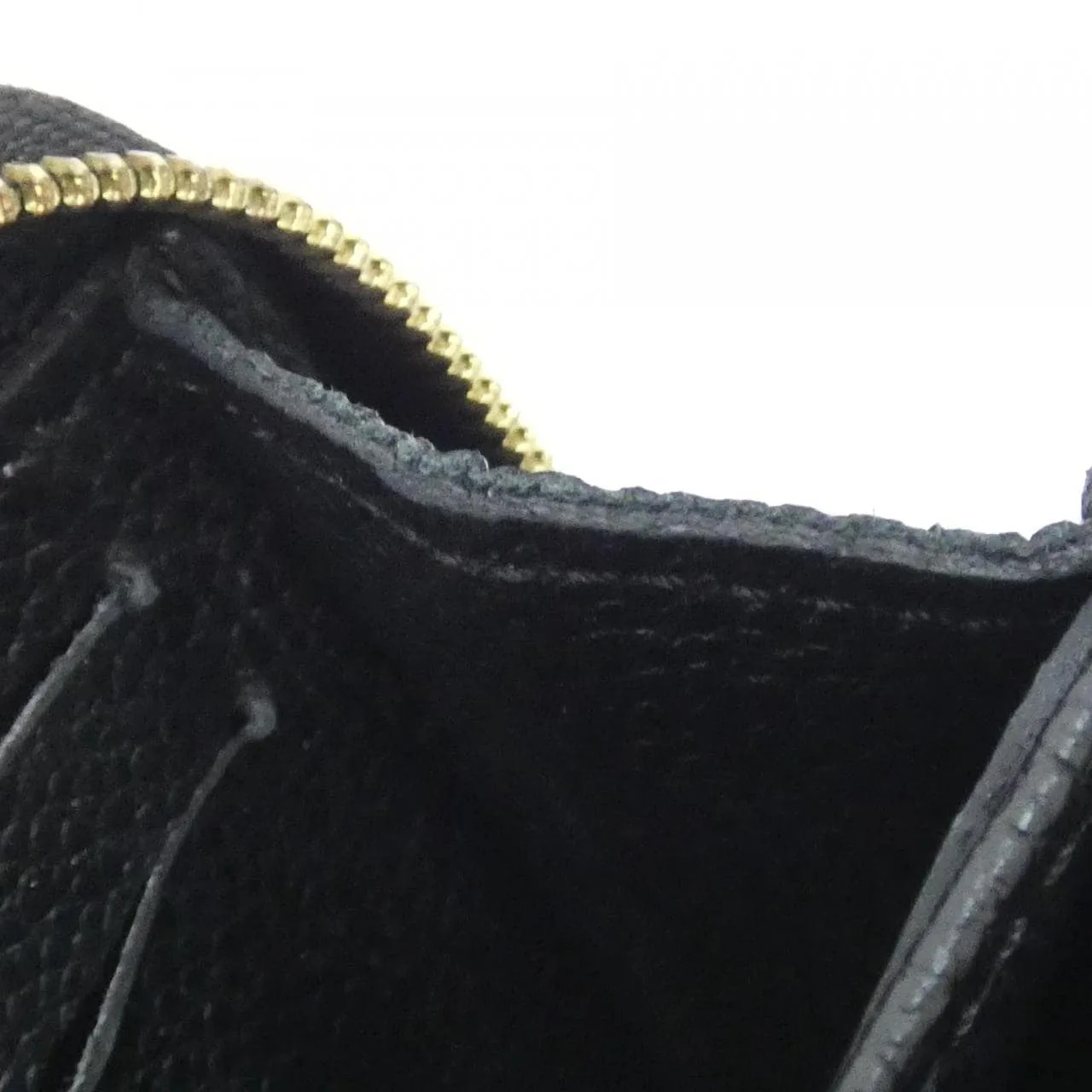 LOUIS VUITTON M60574 Coin Case Monogram 黑色 Monogram 中古品B - 縮圖 10