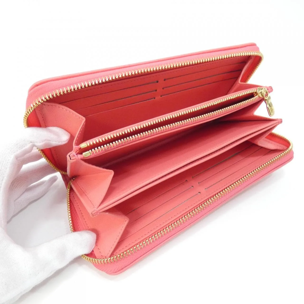 LOUIS VUITTON M83212 Wallet Lambskin Pink Lambskin Rank A - Thumbnail 9