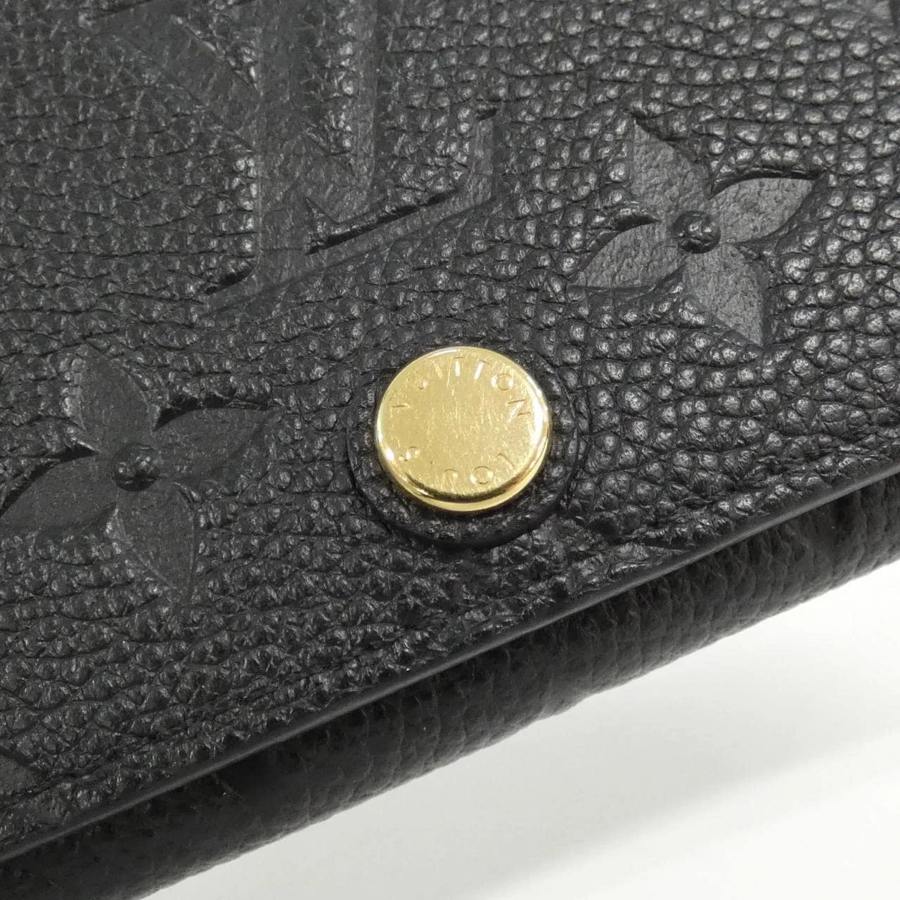 LOUIS VUITTON M58456 Card Case Monogram 黑色 Monogram 中古品A - 縮圖 3